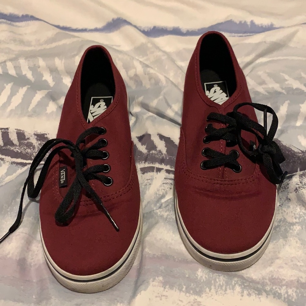 Maroon Vans